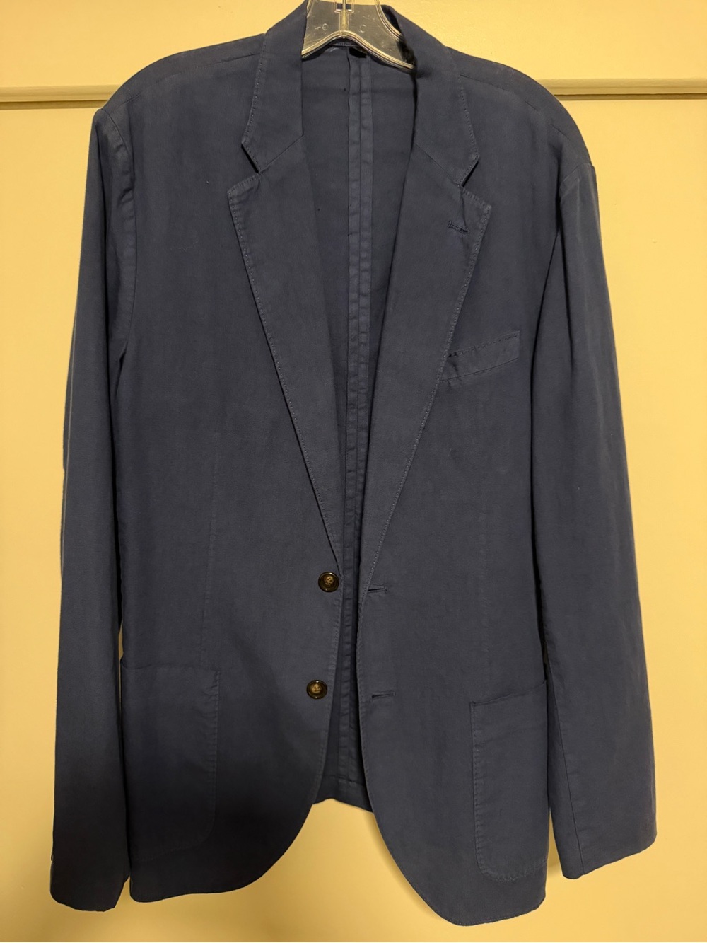 J. Crew Slate Blue Cotton Sport Coat